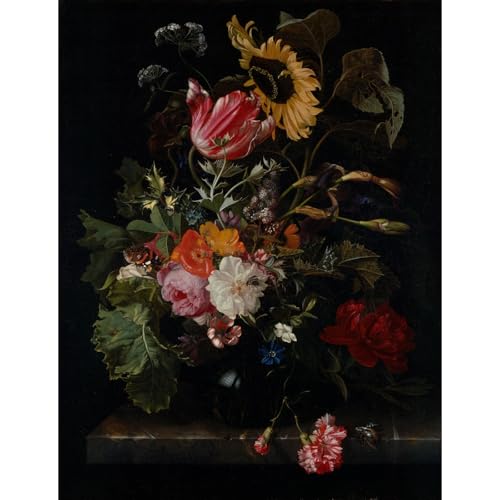 Poster Art Print bouquet de fleurs vase reproduction haute definition Denver Art Museum 1670