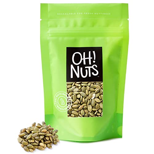 Oh! Nuts Roasted Salted Pumpkin Seeds | Resealable 2Lb Bulk Bag Of Unshelled Pepitas | All-Natural Protein Power For Gluten-Free & Vegan Snacking | Fresh & Healthy Keto Snacks #TOP5