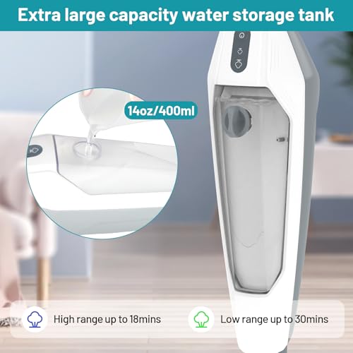 Steam Mop for Floor Cleaning, 12 in 1 Handheld Steam Cleaner for Home, Floor Steamer for Hardwood Windows Tile Laminate Shutter & Clothes with Attachments