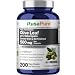 Olive Leaf Extract 20% 200 Caps (Non-GMO & Gluten Free) 750 mg - Oleuropein - Vegetarian - Super Strength - Immune Support, Cardiovascular Health & Antioxidant Supplement - No Oil
