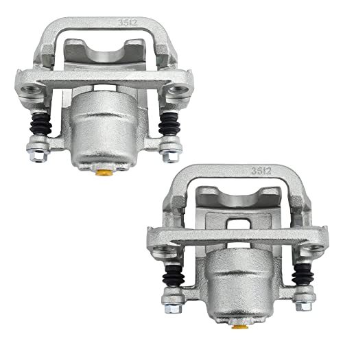 Mayasaf 19B2792 19B2793 Rear Brake Caliper Set Rear Left+Right Side With Hardware For Nissan 2004-2009 Quest/2003-2007 Murano/2003-2005 350Z, 2003-2005 Infiniti G35 #TOP1