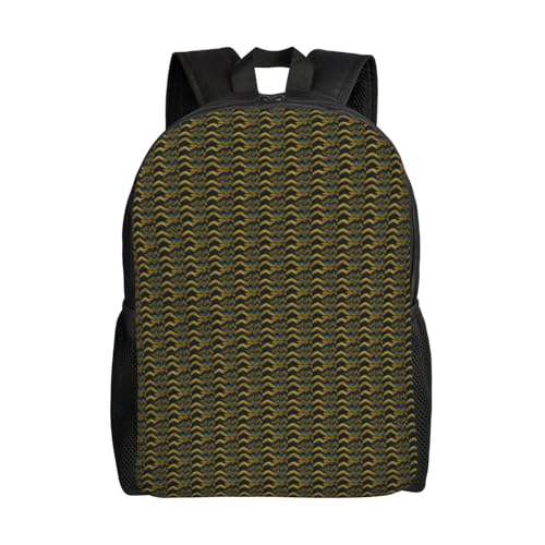AYYQWE Mochila unisex impermeable de gran capacidad con estampado de escamas de dragón, para senderismo, camping, viajes al aire libre