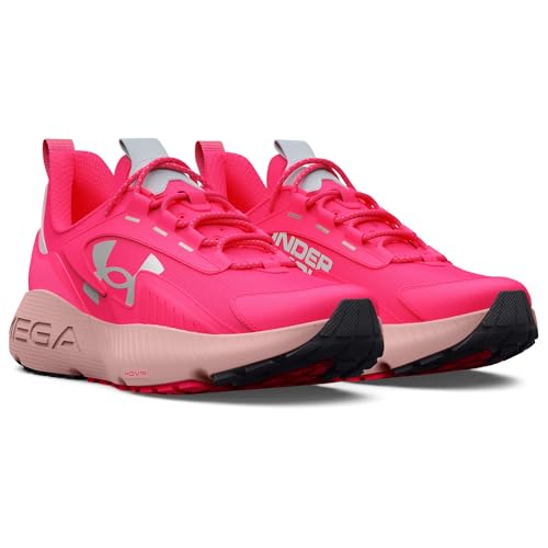 Under Armour Men's UA HOVR Mega 2 MVMNT Sportstyle Shoes Athletic Sneakers (Reflective/Pink Shock/Retro/603, US Footwear Size System, Adult, Men, Numeric, Medium, 11.5)3