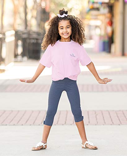 Image of RuffleButts Baby Girls Fall Fall - Stretchy Ruched Toddler Ruffle Leggings