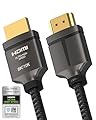 8K HDMI Cable 48Gbps 6.5FT, TESMAX Certified Ultra High Speed 8K60Hz 4K120Hz, HDCP 2.2 2.3 Dynamic HDR HDR10 eARC,Compatible with Dolby Vision Apple TV 4K/Samsung/LG/Sony/Ruko/PS5/Xbox/RTX3080/Blu-ray