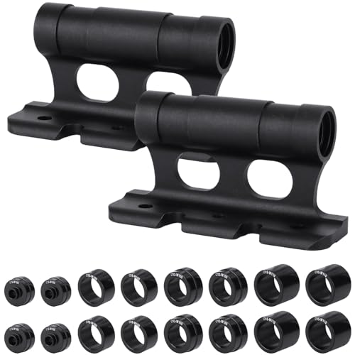 Soporte trasero para bicicleta de aluminio negro con reflectores para equipaje y alforjas