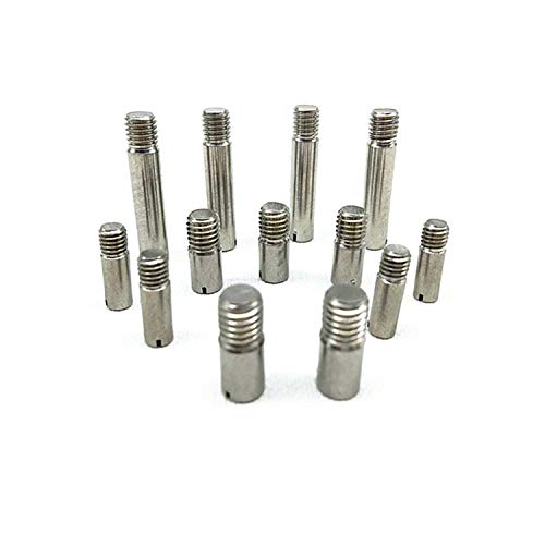 L-MEIQUN, 10pcs M4 M5 M6 M8 Schlitzschrauben Außengewinde Pin öffnen Schwanz Zylinderstifte GB878 Edelstahl (Größe : 6mmx30mm) Cover