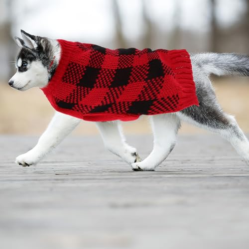 Pull d'hiver en maille confortable KOMBIUDA pour chiot et chien
