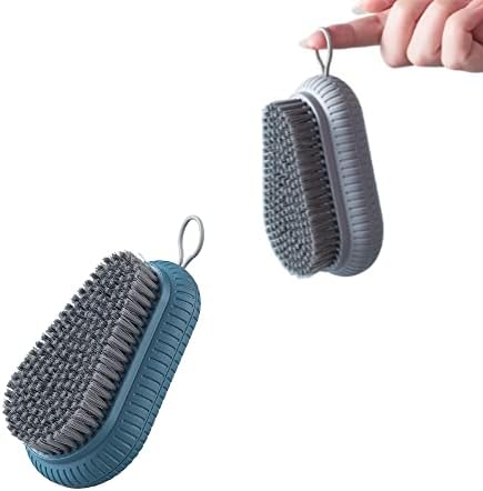 Nail Brush Heavy Duty, 2pcs Non-Slip Fingernail Scrub Brush Set Durable Stiff Bristles Nail Scrub Brush Multipurpose Cleaning Brush for Men & Women, Mechanics, Landscaper, Cement Worker