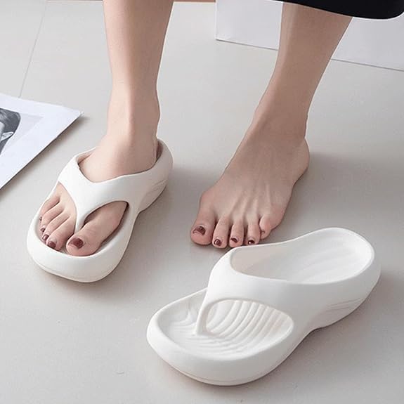 Pillow Arch Support Flip Flops, Non-Slip Orthopedic Soft Comfortable Sandals, Comfort Lightweight Flip Flops, Flops Beach Casual Slip-On Slippers4