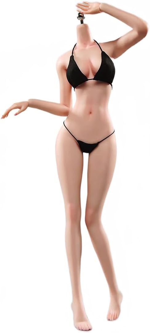 ANT 1/6 Scale Female Seamless Body for 12 inch Woman Action Figure Black Skin T303H