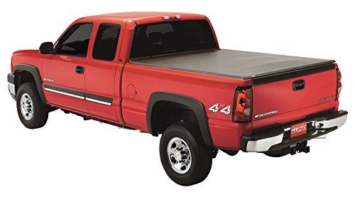 Lund Genesis Tri-Fold Soft Folding Truck Bed Tonneau Cover | 95084 | Fits 1999 - 2006, 2007 Classic Chevy/Gmc Silverado/Sierra 5' 8" Bed (68.4") #TOP3