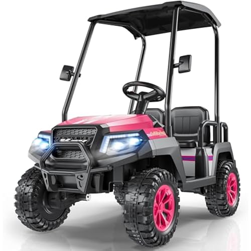 LIGIANT 24V Ride on Car for Big Kids, 4-Seaters Kids Golf Cart