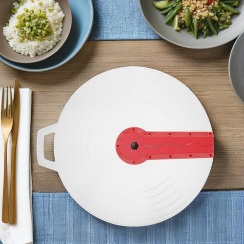 Garde éclaboussures pour mélange et cuisson en silicone transparent réutilisable - 6