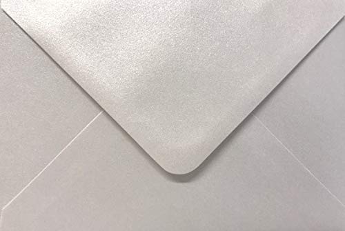 Buste C6 Shimmer colore bianco perlato, 114 mm x