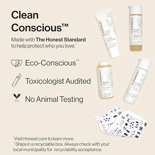 image for The Honest Company Fragrance-Free Bathtime Gift Set, Hypoallergenic, B