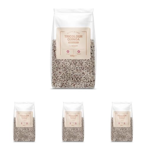 by Amazon Quinoa tricolor ecológica, 500g (Paquete de 4)