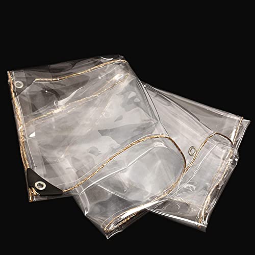 Bâche transparente imperméable 1x3m robuste avec œillet de protection - 5