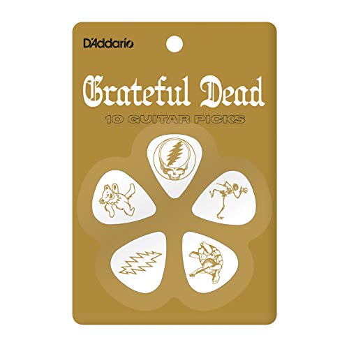 D’Addario Accessoires Médiators blanc - Les Beatles, Paul McCartney, John Lennon, RIngo Starr, George Harrison D'Addario Accessoires Médiators blanc