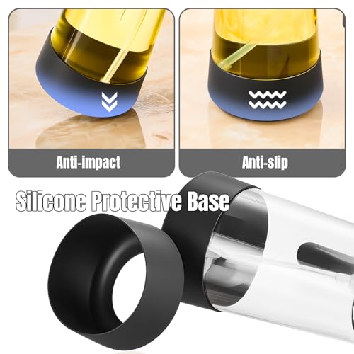 PARACITY 2 in 1 Oil Dipenser Bottle with Silicone Bottom (Black-2PCS) by PARACITY - Image 3