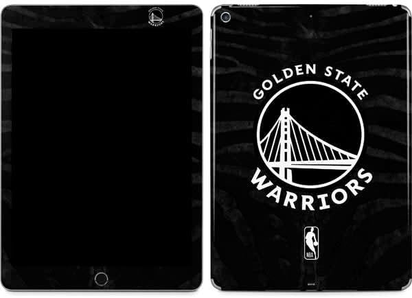 Skinit Decal Tablet skin compatible with iPad Air 10.9in (4th Gen, 2020) - Officially Licensed NBA Golden State Warriors Black Animal Print Design