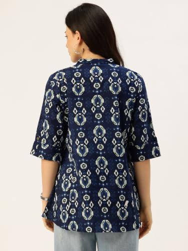 Image of Printed Mandarin Shirt - Casual & Chic (S-3XL)