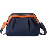 FOXLOVER Crossbody Bags for Women Fashion Small shoulder Purse with Adjustable Strap (Blue)