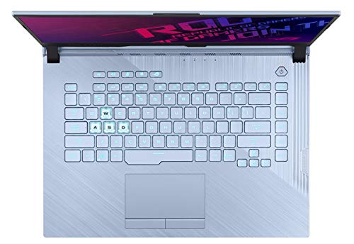 Image of ASUS ROG Strix G G731GT-H7159T 17.3 inch FHD 120Hz Gaming Laptop GTX 1650 4GB Graphics (Core i7-9750H 9th Gen /16GB RAM /1TB NVMe SSD /Windows 10 /One-Zone RGB KB /2.85 Kg), Glacier Blue