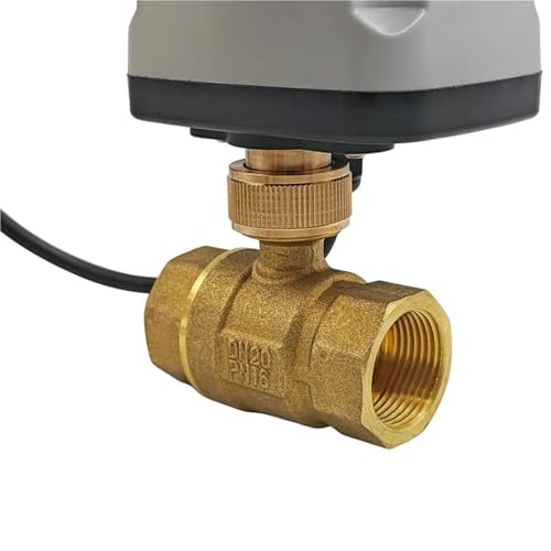 Robinet motorisé étanche DN20 pour stopper les fuites d'eau à distance