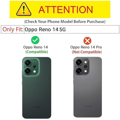 Image of Kapa Noble Slim Magnetic Leather Flip Case Cover for Oppo Reno 14 5G | Card Holder Stand Flip Wallet Case (Blue)