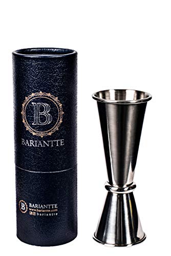 Bariantte Cocktail Measuring Jigger for Bartending Stainless Steel Double Jigger Liquor Shot Measure