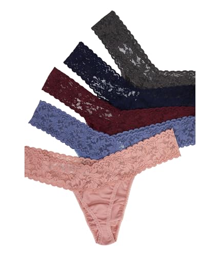 Image of hanky panky - Supima Cotton Low Rise Thongs for Women | Lacy Lingerie, Cotton Panties | 3 or 5 pack