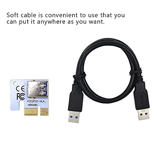 Xsentuals VER008S 4 PIN Molex PCI-E Riser Card 6pin Riser SATA Pcie 1x To 16x Pci Express Riser Card For Antminer Bitcoin Miner Mining - Image 3