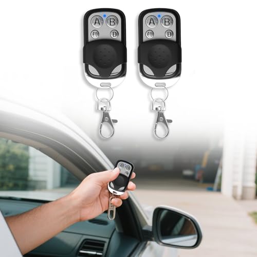 2 unidades de control remoto universal puerta 433,92...