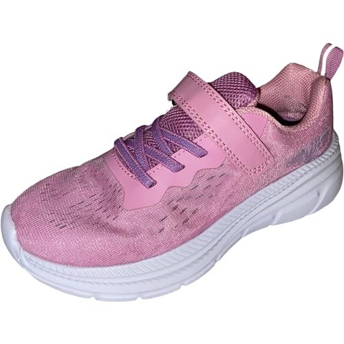 Baskets Lelli Kelly rose métallique pour éviter les lacets défaits