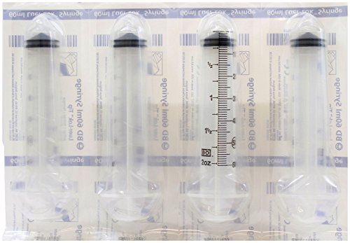 BD 60ml (CC) SYRINGE ONLY - Leur Lock Tip - Pack of 4