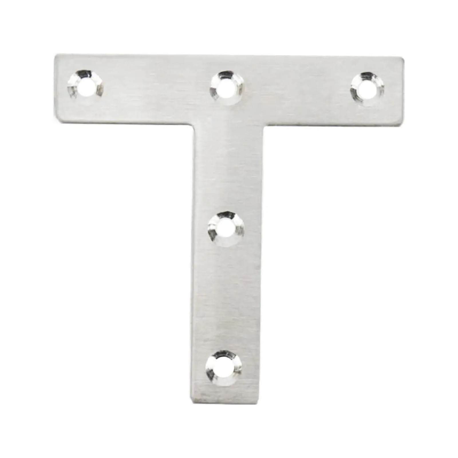 Gvzugm One Color 18Pcs T Brackets Mending Plate 3.14" X Stainless Steel Flat Repair - 10Pcs For Diy Tools