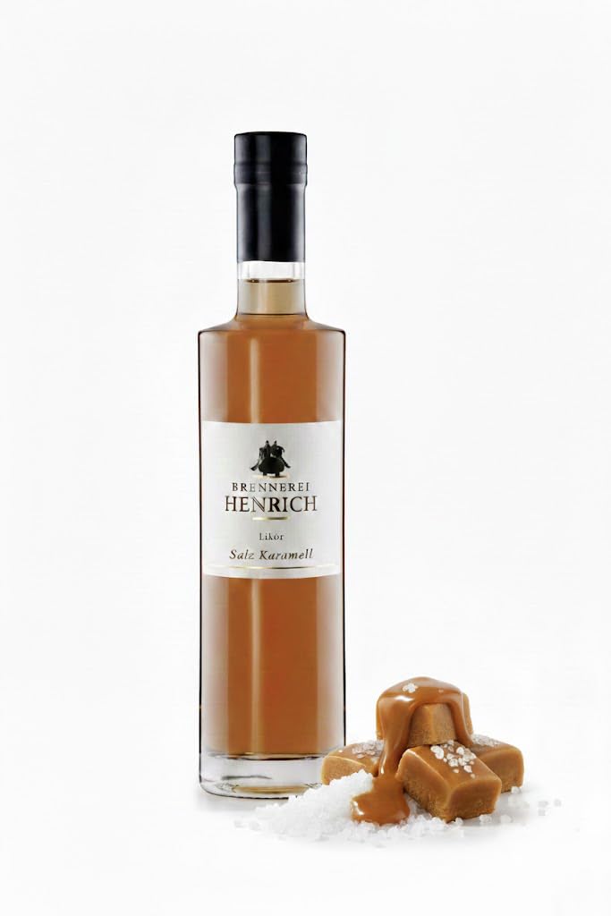 Salz Karamell Likör 0,5 L - 20% vol - salted Caramel - traditionelle Familien Brennerei - handcrafted Caramel liqueur