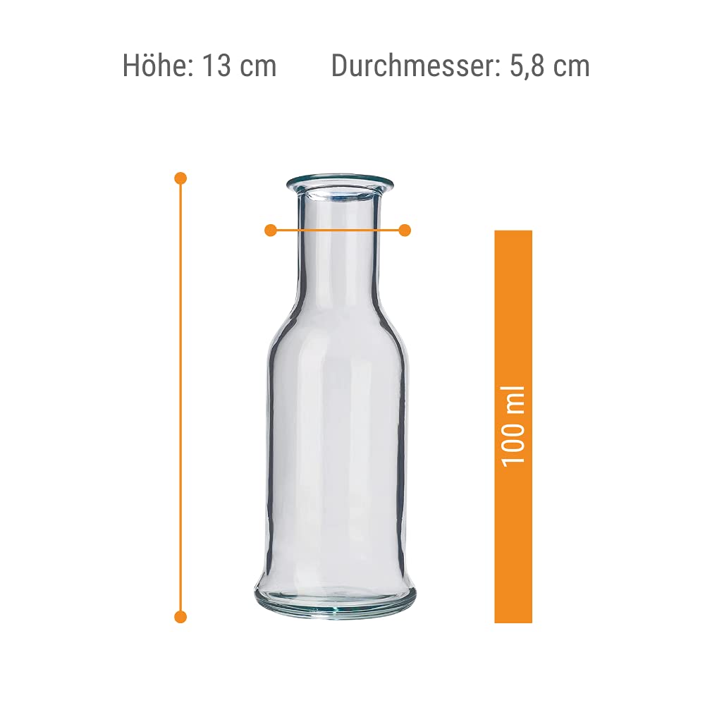 Stölzle Purity - Set di 12 caraffa in vetro da 100 ml, per limonata e vino, resistente agli urti e lavabile in lavastoviglie