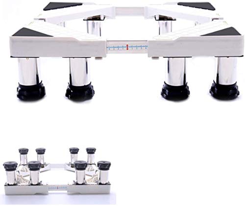 Waschmaschine Sockel Basis, 4-12 Stützbeine Verstellbarer Edelstahl Untergestell Für Trockner, Waschmaschine Und Kühlschrank(Höhe:29-32CM) 2020