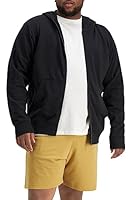 Bonds Men's Essentials Move Zip Hoodie, Black, X-Large