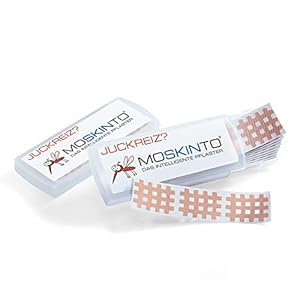 MOSKINTO Muggenpleisters, jeuk, steekmuggen, remmen, bijen, snakken, muggenbeten, steekgenezers, voor kinderen en…