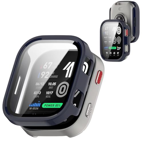 �y�t���J�o�[�ی�zBOOLINN For amazfit bip max �P�[�X �Ή� amazfit bip max �����^ PC+�K���X�f�� �����ߗ� ���ϋv �h�o�E�h�� �ϏՌ� �[�d�̗��֐��i���Ǎς݁j�ی�P�[�X���O�����ƂȂ����ڏ[�d �A�}�Y�t�B�b�g