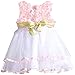 Rare Editions Baby Baby Girls' Soutach To White Mesh Social Dress