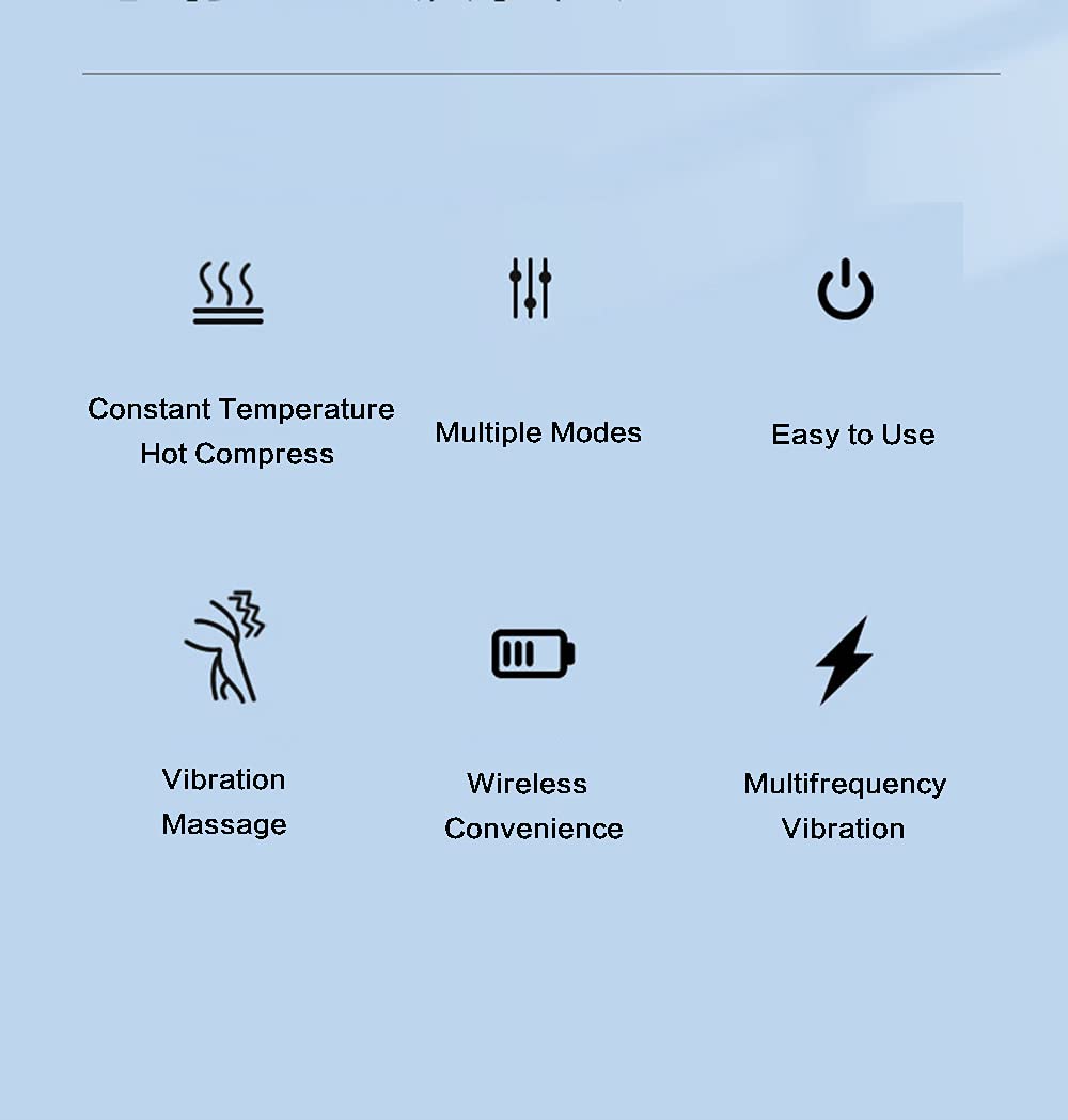 Masajeador De Piernas Inalámbrico Con Calor, 5 Intensidades Compresión Masajeador De Piernas Para Circulación Y Relajación Con Masaje De Vibración, Dispositivo De Masaje Para Piernas, Brazos, Muslos
