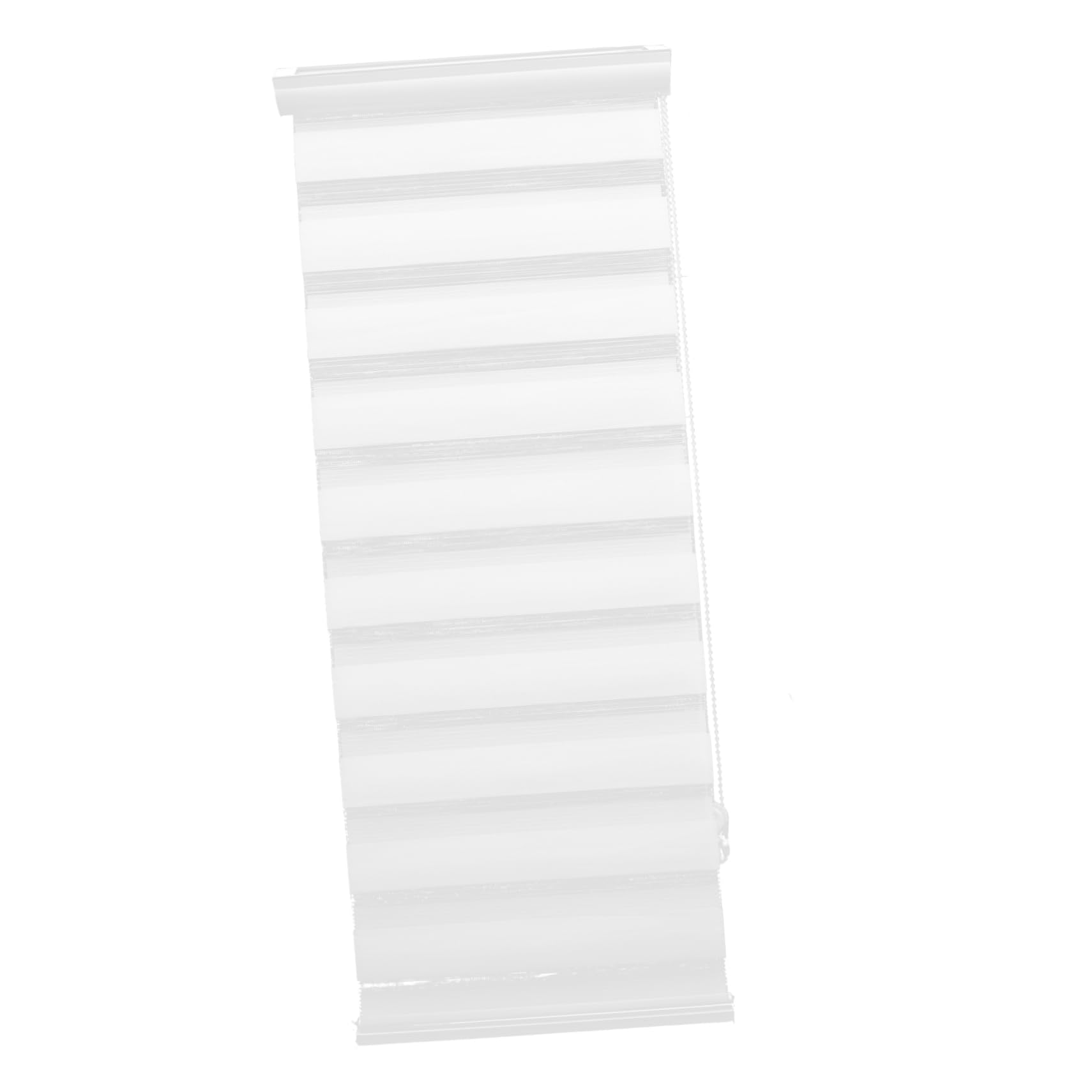 Rideau sans perçage double couche voile occultant et louver décoratif pour cuisine et chambre