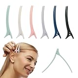 6pc Blow Dry Hair Clips Set - Heat Resistant Blowout Clips, Durable, No Crease Hair Clips For Blowdrying (ASSORTED COLORS)