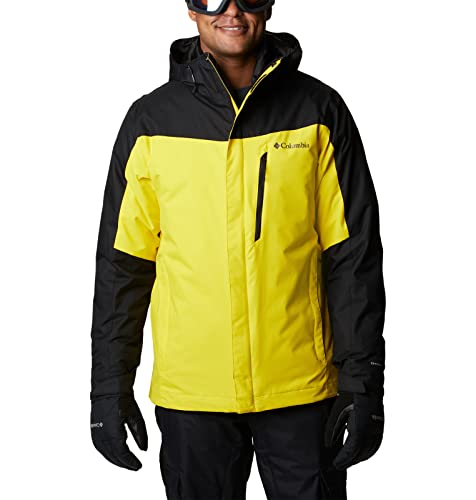 Columbia Men's Whirlibird IV Interchange Jacket, Laser Lemon/Black, 5X Big