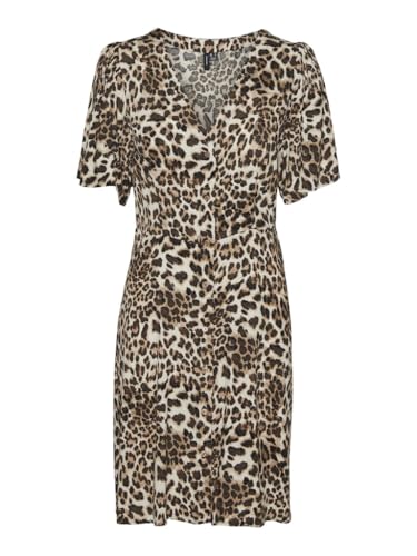 Robe femme VERO MODA Vmalba légère col rond vêtement d'été tendance