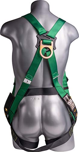 Image of Construction Harness 5 Point Adjustment, Back D-Ring, Grommet Legs, Multiple Styles I OSHA ANSI Compliant